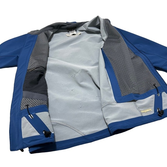 Patagonia Super Guide Jacket Women’s Full Zip Blue size Medium Forward 2 Billion - Picture 9 of 15